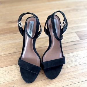 Steve Madden Suede Strappy Heels 7.5
